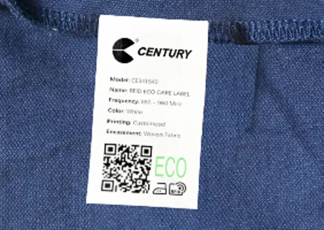century launches pet free rfid eco care label to enhance the traceability 2